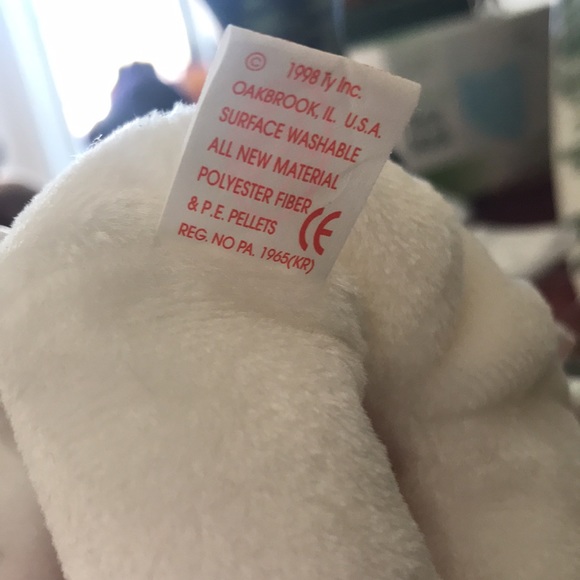 Ty Halo the bear Beanie Baby 1998 - Picture 4 of 4